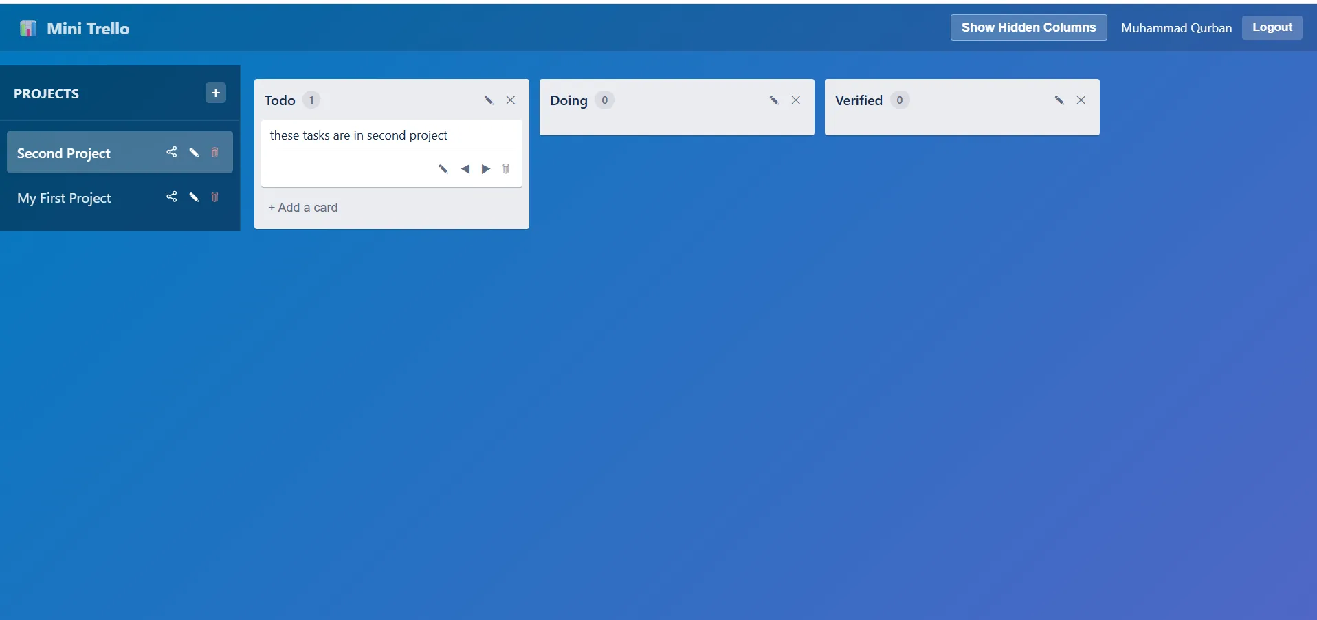 Mini Trello